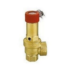 527425  Valvola di sicurezza, tarature standard  1/2" x 3/4" 2,5 bar  CALEFFI - immagine 1