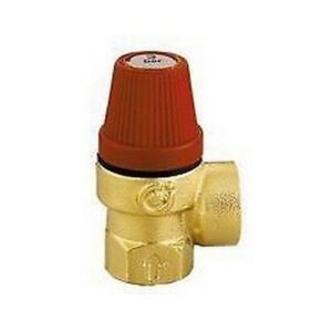 311460  Valvola di sicurezza ordinaria, attacchi FF  1/2" 6 BAR CALEFFI - immagine 1