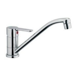 60166 Monocomando per lavello monoforo assiale cromato Mocca FRATELLI FRATTINI - immagine 1