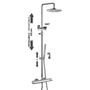 ZCOL599CR Colonna doccia regolabile New Mini Master PAFFONI - immagine 1