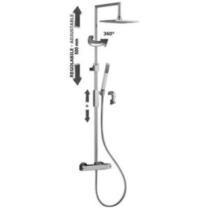 ZCOL655CR Colonna doccia regolabile Syncro Top PAFFONI