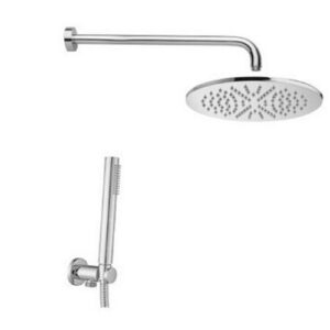 ZKIT074CR Kit doccia Tondo: soffione+braccio+set incasso PAFFONI - immagine 1