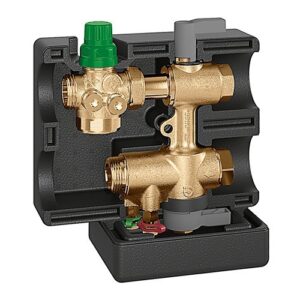 149600 3H7 Gruppo di collegamento e regolazione per unità terminali HVAC con dispositivo Venturi DN25 Kv 9,60 m³/h CALEFFI - immagine 1
