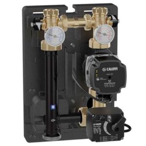 167664HE2 Gruppo regolazione motorizzato 1” F UPML 25-105  3,7 m3/h  CALEFFI - immagine 1