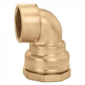 868525 DECA - Raccordo curvo femmina, in ottone Ø 25 x 3/4" F CALEFFI - immagine 1