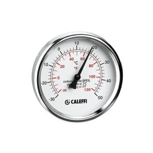 257007 Termometro di mandata rosso 0-160°C Ø50 CALEFFI - immagine 1