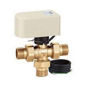 644344     1/2"  24V  Valvola a sfera a tre vie deviatrice motorizzata.  CALEFFI - immagine 1