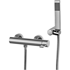 RO168CR Rubinetto miscelatore doccia completo di set 2 eccentrici 1/2”x3/4”G ROCK  PAFFONI - immagine 1