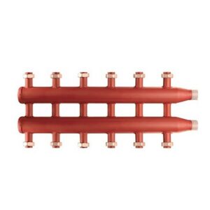 C31D01GR Collettore contrapposto diacol 3+1 zone con girelli 1"1/4 interasse 125mm COMPARATO