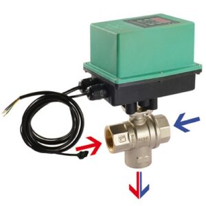 COMPAMIXF Valvola motorizzata miscelatrice compamix 230V 50/60hz - 3 vie fff in ottone 2" COMPARATO - immagine 1