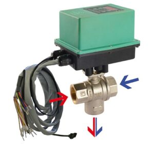 COMPAMIXPF Valvola motorizzata miscelatrice compamix plus 230V 50/60hz - 3 vie fff in ottone 2" COMPARATO - immagine 1
