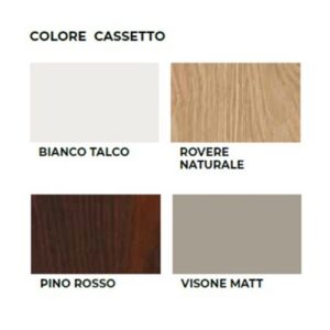 CC8050BM Mobile bagno cassetto sospeso 80x50x25cm Cento BIANCO TALCO COLAVENE - immagine 2