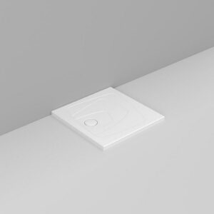 D114801 Piatto Doccia 80X80 Scarico Sx Bianco Oltre  DOLOMITE