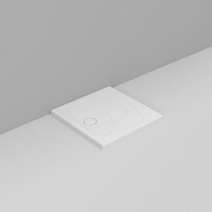 D114841 Piatto Doccia 80X80 Scarico Sx Bianco Opaco Oltre  DOLOMITE