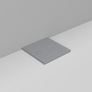 D114845 Piatto Doccia 80X80 Scarico Sx Grigio Cemento Oltre  DOLOMITE