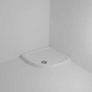 D130701 Piatto Doccia Angolare 80X80 Scarico Esterno Bianco Gemma2  DOLOMITE - immagine 1