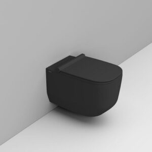 D502581 Vaso Sospeso 36X56 Nero Opaco Alba  DOLOMITE