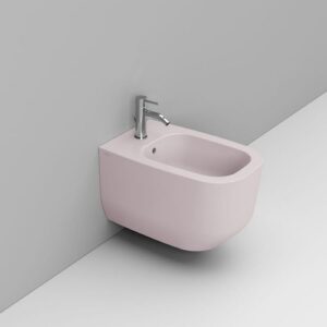 D502665 Bidet Sospeso 36X56 Rosa Alba  DOLOMITE