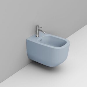 D502671 Bidet Sospeso 36X56 Azzurro Avio Alba  DOLOMITE