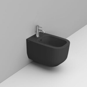 D502681 Bidet Sospeso 36X56 Nero Opaco Alba  DOLOMITE