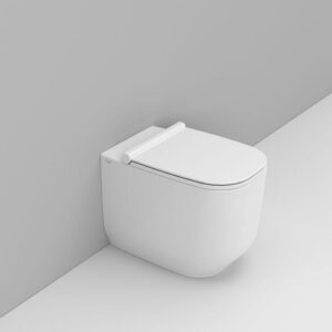 D503101 Vaso Appoggio Filo Parete 36X56 Bianco Alba  DOLOMITE