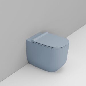 D503171 Vaso Appoggio Filo Parete 36X56 Azzurro Avio Alba  DOLOMITE