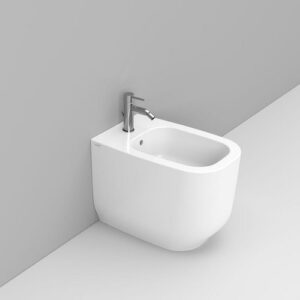 D503501 Bidet Appoggio Filo Parete 36X56 Bianco Alba  DOLOMITE