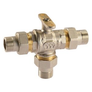 DC3B3A Corpo valvola diamant 3 vie 3/4" con codoli deviatrice 3 fori COMPARATO - immagine 1