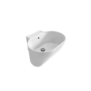 LAT2605C Lavabo in ceramica senza foro 60x50xH30 Tina TERRA LUCIDO  COLAVENE - immagine 1