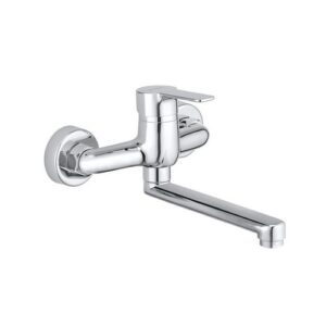 R1023CR Miscelatore Monocomando A Parete Per Lavello Girevole Cromato Palm  DOLOMITE