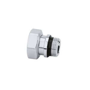 R49175/C Bocchettone con tenuta in gomma cromato 1/2"  CALEFFI - immagine 1
