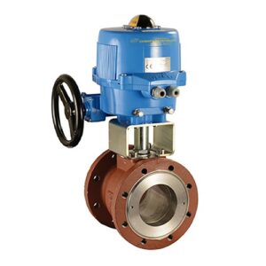 U22C2M2F6 Valvola motorizzata universal 2 vie flangiata in ghisa DN150 230V 50sec COMPARATO