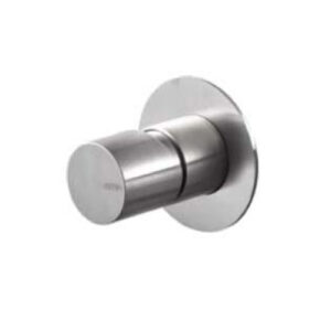 V29131AC005 MISCELATORE INCASSO DOCCIA VENY STEEL D75 ACCIAIO INOX VEMA