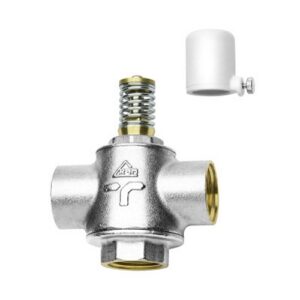 113.05.00 Valvola di zona 3 vie 3/4" con servomotore 230V RBM