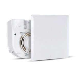 11538 Aspiratore centrifugo modulare Quadro Evo, sezione motoventilante con cuscinetti a sfere, monovelocità, Timer Evoluto e sensore umidità QE 100 LL TP HCS VORTICE