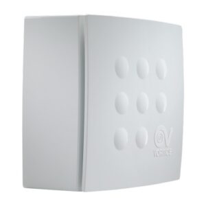 11940 Aspiratore centrifugo da parete/soffitto con Timer serie Quadro MICRO 100 T VORTICE