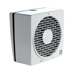 12415 Aspiratore elicoidale serie vario reversibile da parete, soffitto, vetro, automatico con cuscinetti a sfere Ø 324/329mmVORTICE 300/12" AR-LL-S VORTICE