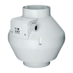 16018 Aspiratore centrifugo/assiale per installazione in-line Ø 125 mm CA 125 V0 D VORTICE