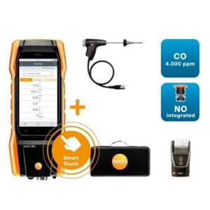 0564 3002 74 Analizzatore di combustione (O2, CO fino a 4.000 ppm e NO/NOx) TESTO