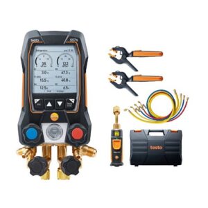 0564 5572 Gruppo manometrico digitale smart con blocco valvole a 4 vie TESTO