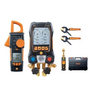 0564 5704 Manifold digitale smart con sonde termometriche a pinza e per il vuoto wireless più pinza amperometrica TESTO - immagine 1