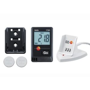 0572 0566 Mini-datalogger per temperatura e umidità dell'aria in kit TESTO