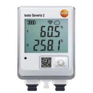 0572 2033 Data logger WiFi con display e 2 porte per sonde di temperatura TC TESTO