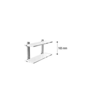 0600-60 Scaffale 2 piani plexiglass GIGLIO TL BATH