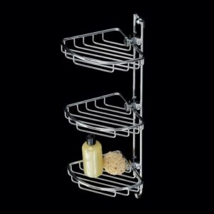 0884-C Angolare doccia 3 ripiani cromato FORBOX TL BATH