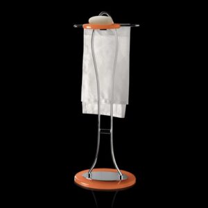 0894-C-BL Piantana bidet cromata e plexiglass blu KOR TL BATH - immagine 1