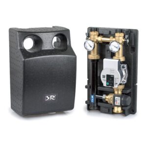 1010-2500W000 Gruppo Di Regolazione A Punto Fisso Con Circolatore Wilo Para 25/6 Con Miscelatore Termostatico da 20 a 43°C Dn25 1"F x 1"1/2M S.R.