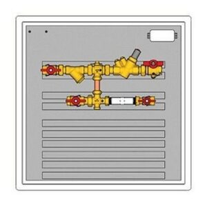 GE555 Modulo di utenza standard GE555Y463 1" - 600x600x110÷160 mm GIACOMINI - immagine 1