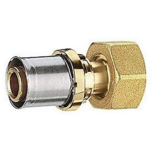 RM179SP Raccordo diritto con calotta RM179Y043 3/8" x (16 x 2) GIACOMINI
