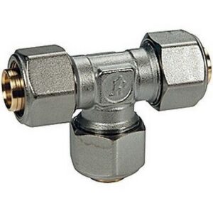 R564AM Raccordo a T con adattatori R564MX048 16x2 GIACOMINI - immagine 1